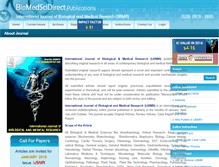 Tablet Screenshot of biomedscidirect.com